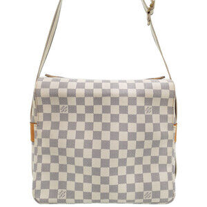 Louis Vuitton Damier Azur White Naviglio Shoulder Bag
